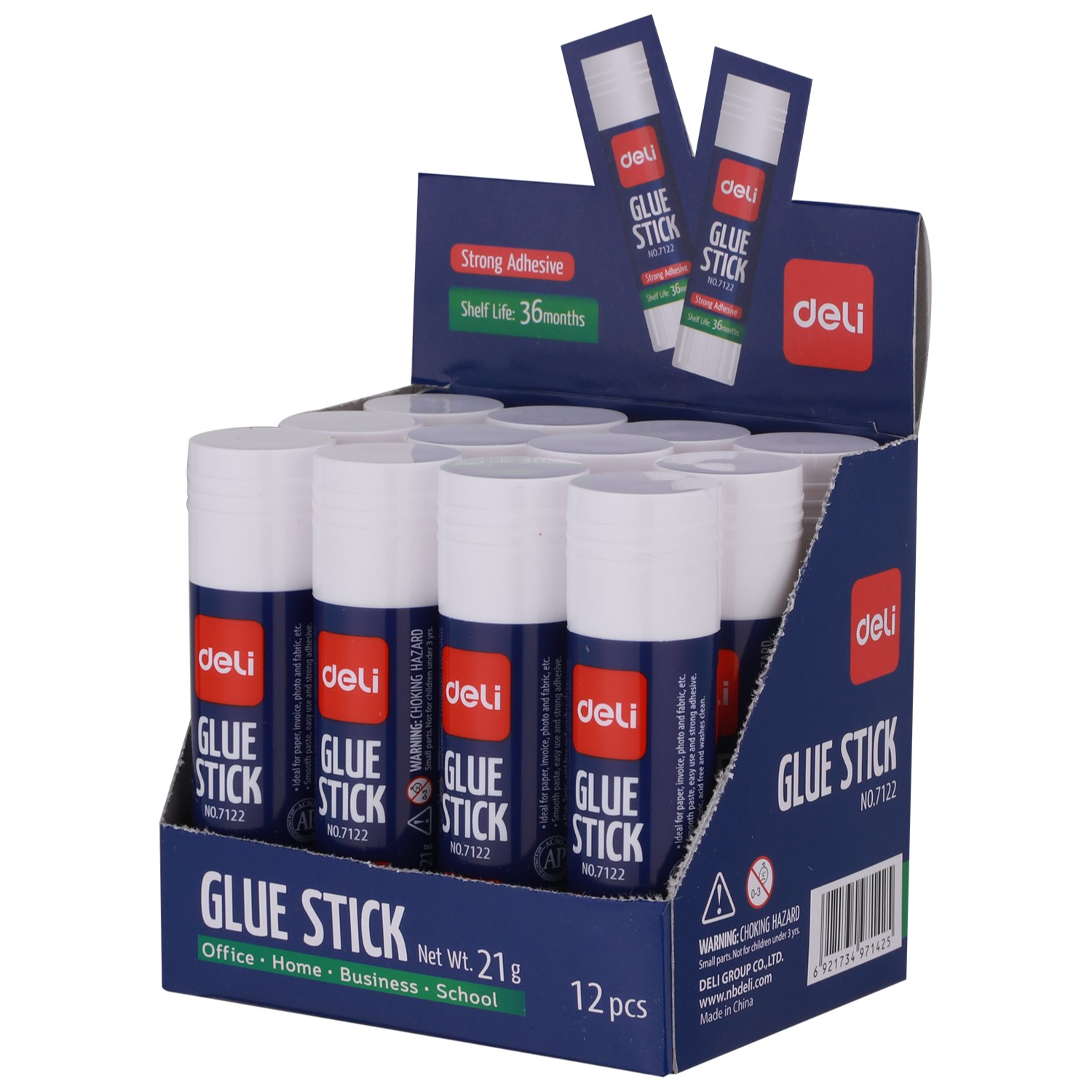 DELI E7122 GLUE STICK 21G BLUE BODY DELI E7122 GLUE STICK 21G BLUE BODY