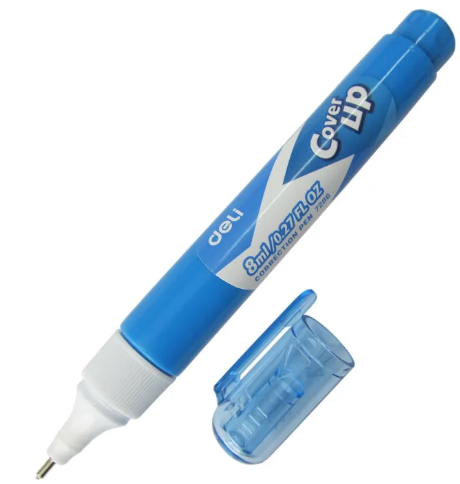 DELI E7286 COVER-UP CORRECTION PEN 8ML DELI E7286 COVER-UP CORRECTION PEN 8ML