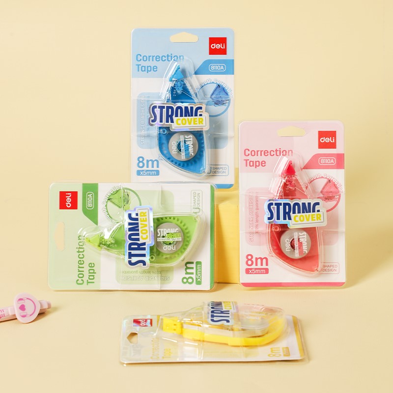 DELI 8110A CORRECTION TAPE 5mm x 8mtrs DELI 8110A CORRECTION TAPE 5mm x 8mtrs