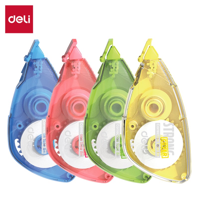 DELI 8110A CORRECTION TAPE 5mm x 8mtrs DELI 8110A CORRECTION TAPE 5mm x 8mtrs