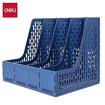 DELI E9844 MAGAZINE HOLDER 4 DRAWER ASST