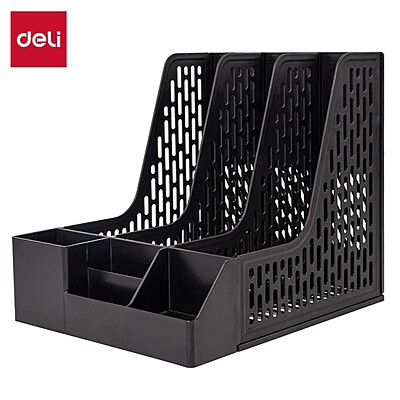 DELI E9847 MAGAZINE HOLDER 3 DRAWER