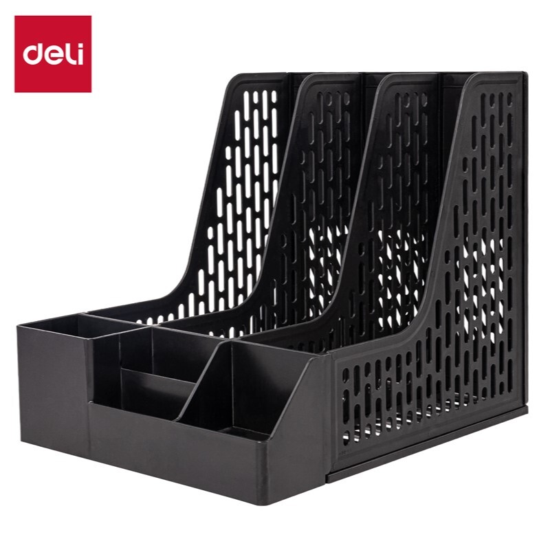 DELI E9847 MAGAZINE HOLDER 3 DRAWER