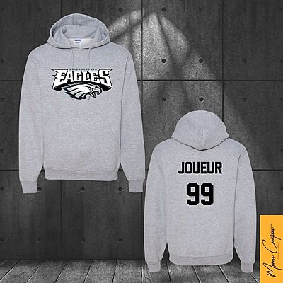 Hoodie gris - Eagles