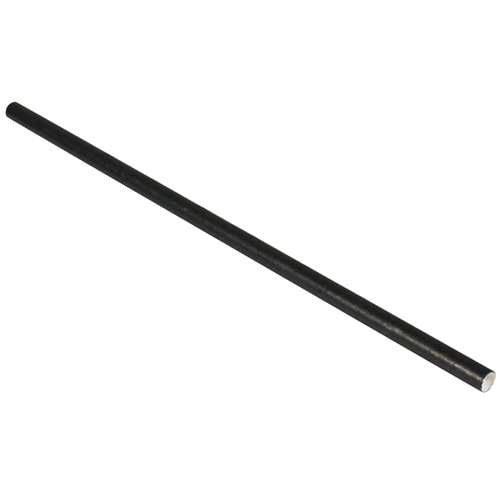 Straw Paper Cocktail Black 135mm Ctn 2500