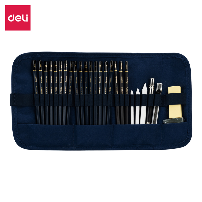 DELI EC27 FINENOLO SKETCH PENCIL SET OF 27PCS DELI EC27 FINENOLO SKETCH PENCIL SET OF 27PCS