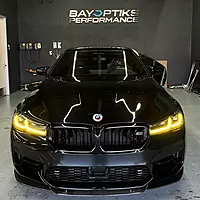 M5 CS Yellow DRL Upgrade – LCI F90 M5 / G30 5 Series (2021–2023 Laser Headlights)