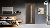 UNIDOORS Internal Door EL02 Dark Oak UNIDOORS Internal Door EL02 Dark Oak