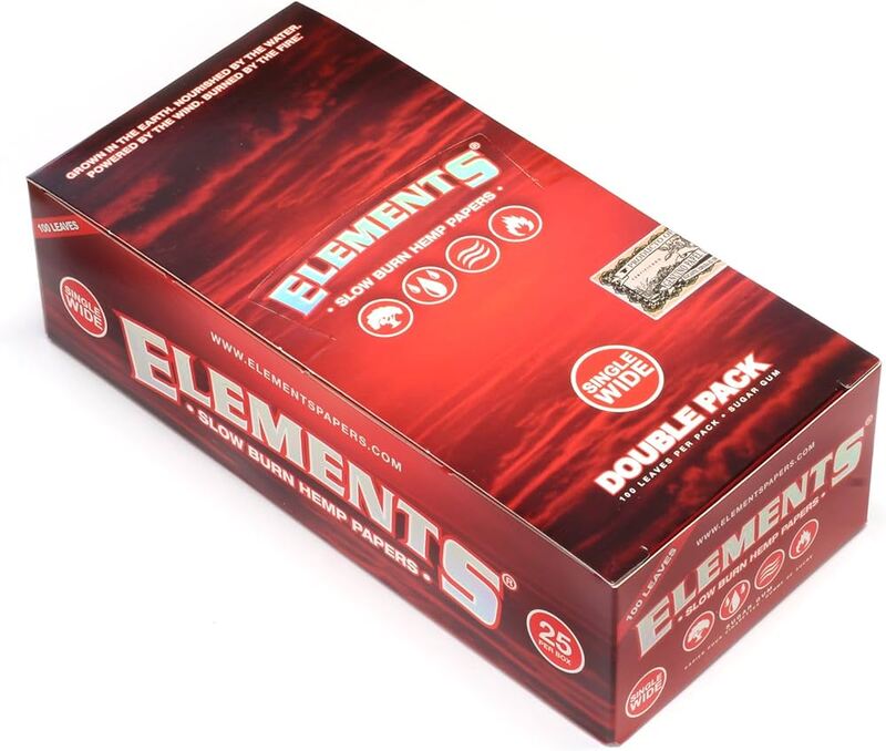 ELEMENTS PAPER SINGLE WIDE RED