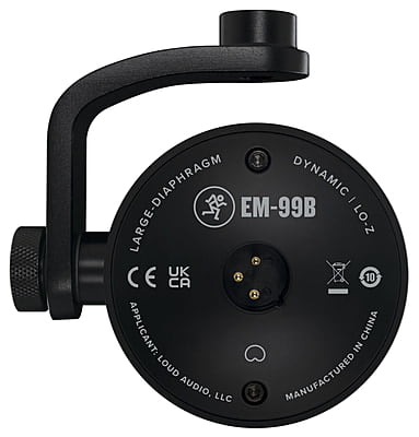 Mackie EM-99B DYNAMIC BROADCAST MICROPHONE Mackie EM-99B DYNAMIC BROADCAST MICROPHONE