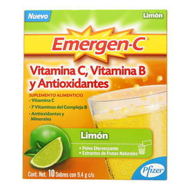 EMERGEN-C VITAMINA C, B Y ANTIOXIDANTES SABOR SUPLEMENTO ALIMENTICIO EMERGEN-C VITAMINA C, B Y ANTIOXIDANTES SABOR SUPLEMENTO ALIMENTICIO