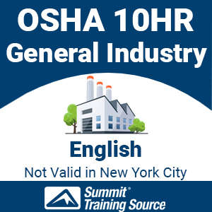 OSHA 10 Hour Course for General Industry