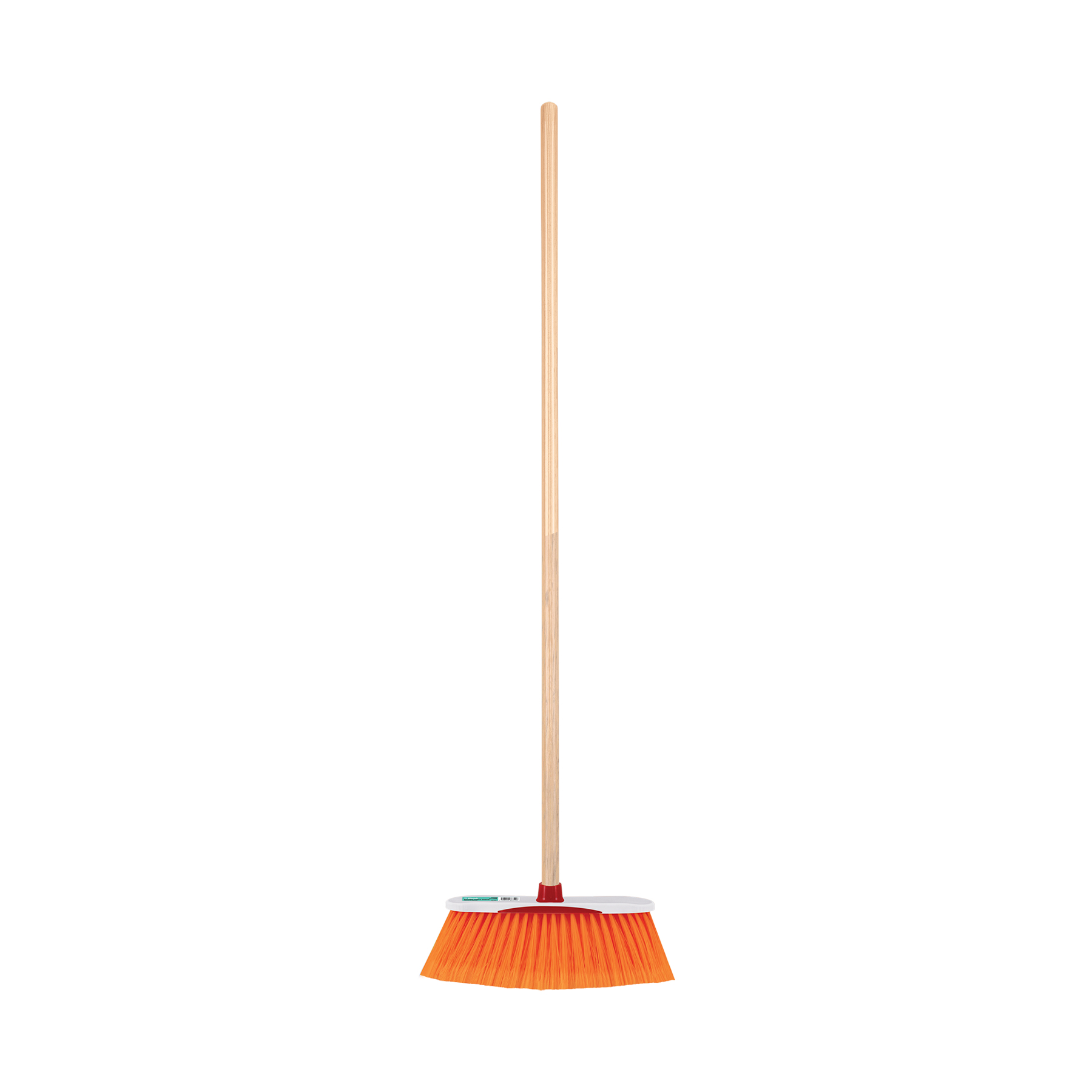 Escoba cerdas de PET extra suaves, bastón de madera, 57030 - ES-35S030 - ES-35