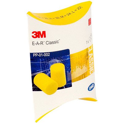 3M E-A-R Classic Ear Plugs (Box of 250) SNR=28