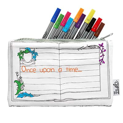 EatSleepDoodle Fairytales & Legends Pencilcase - Colour-In & Learn