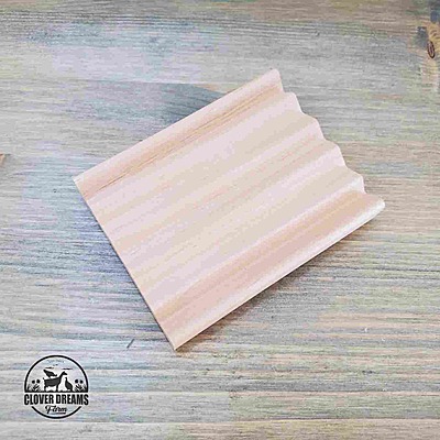 Elevation Style Wood Soap Dish - 1 Dish