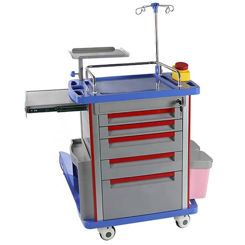 5 Drawer Emergency Trolley 5 Drawer Emergency Trolley