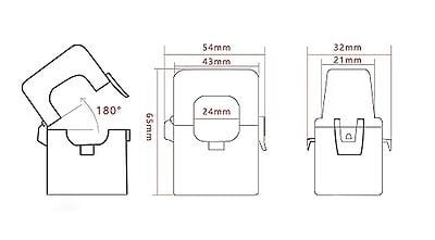 100 Amp (0-5A) Current Transformer (CT) 100 Amp (0-5A) Current Transformer (CT)