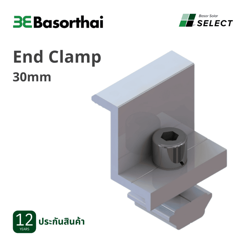 D03 - Basor End Clamp 30mm AL6005-T5