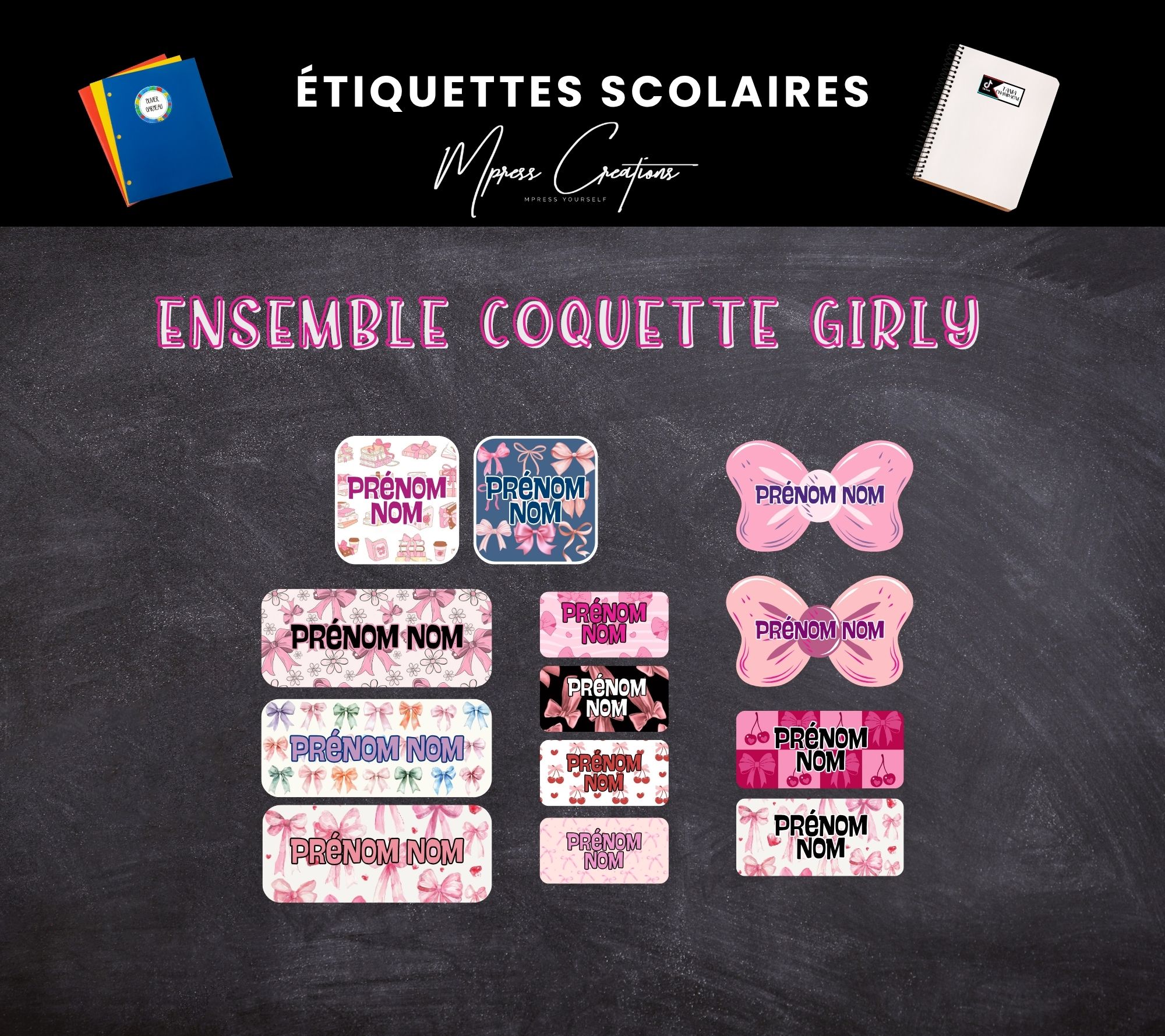 Étiquettes thématique Coquette Girly
