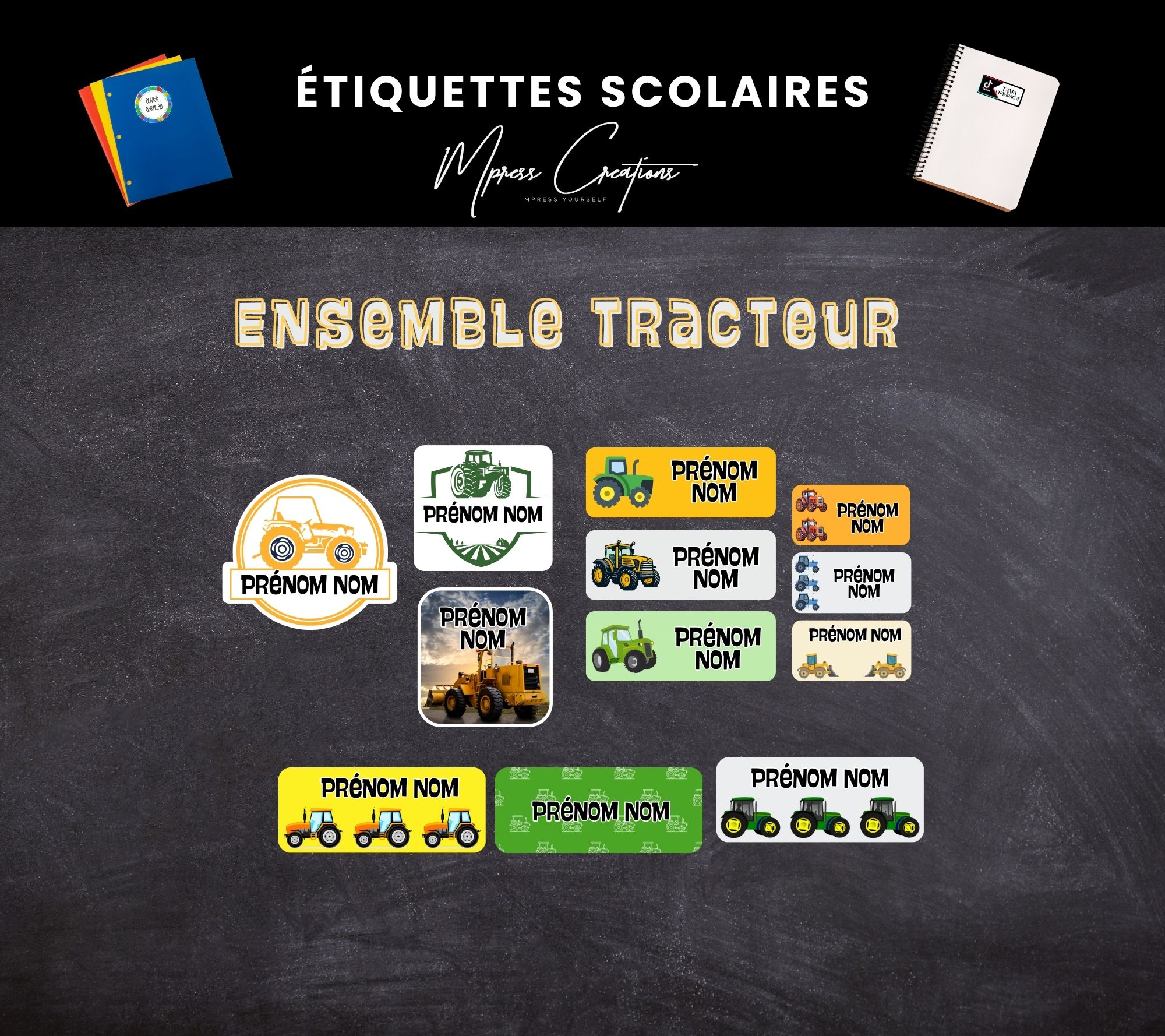 Étiquettes thématique Tracteur