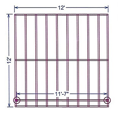 12' x 12' Deck Substructure Metal Frame Kit (Fortress Evolution)