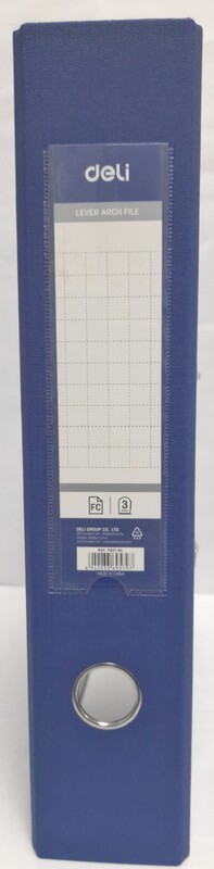 DELI F821 BL PVC BOX FILE FC BLUE DELI F821 BL PVC BOX FILE FC BLUE