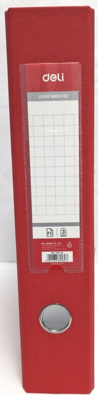 DELI F821-RD PVC BOX FILE FC RED DELI F821-RD PVC BOX FILE FC RED