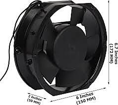 FAN 6" ROUND 220V