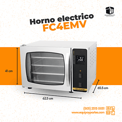 FC4EMV HORNO PICCOLO ELECTRICO DE 4 BANDEJAS 1