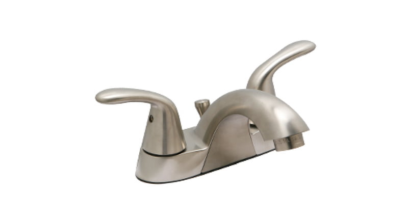 Faucet 4" Center Set Bathroom - Satin Nickel Faucet 4" Center Set Bathroom - Satin Nickel