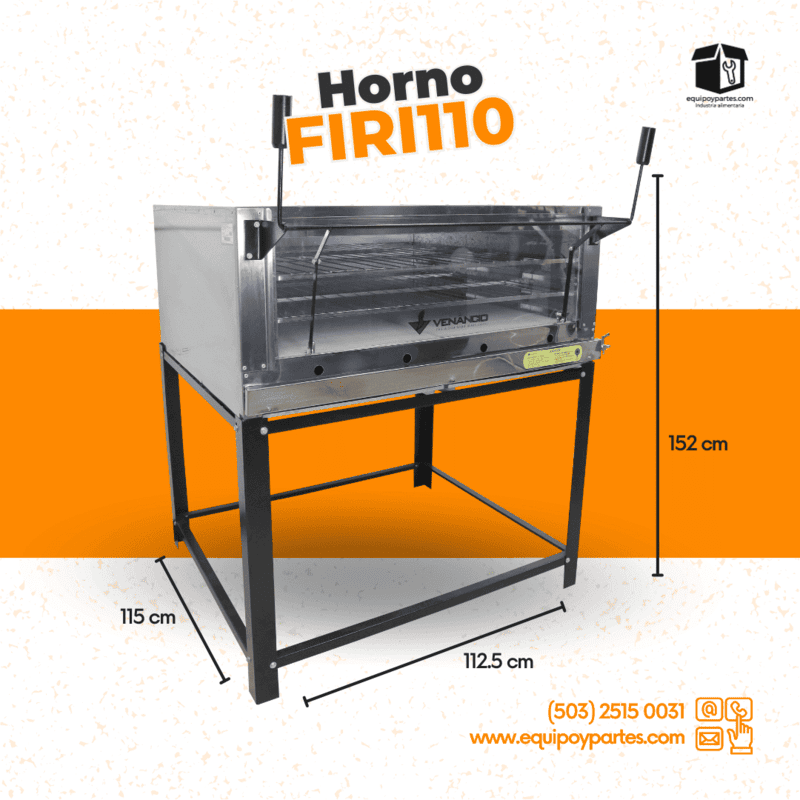 FIRI110 HORNO A GAS CON PIEDRA REFRACTARIA FIRI110 HORNO A GAS CON PIEDRA REFRACTARIA
