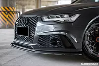 2013–2018 Audi RS6 Avant MN Style Carbon Fiber Front Lip | Aggressive Aero Enhancement