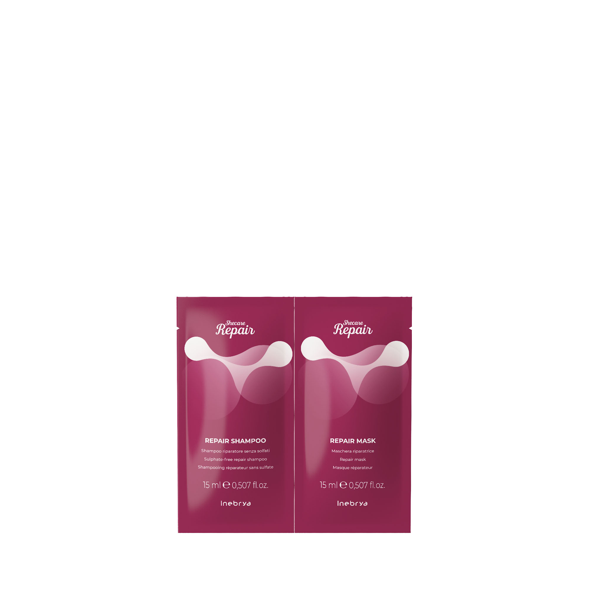 IA26443 Ine Shecare Repair Shampoo &amp; mask 15ml
