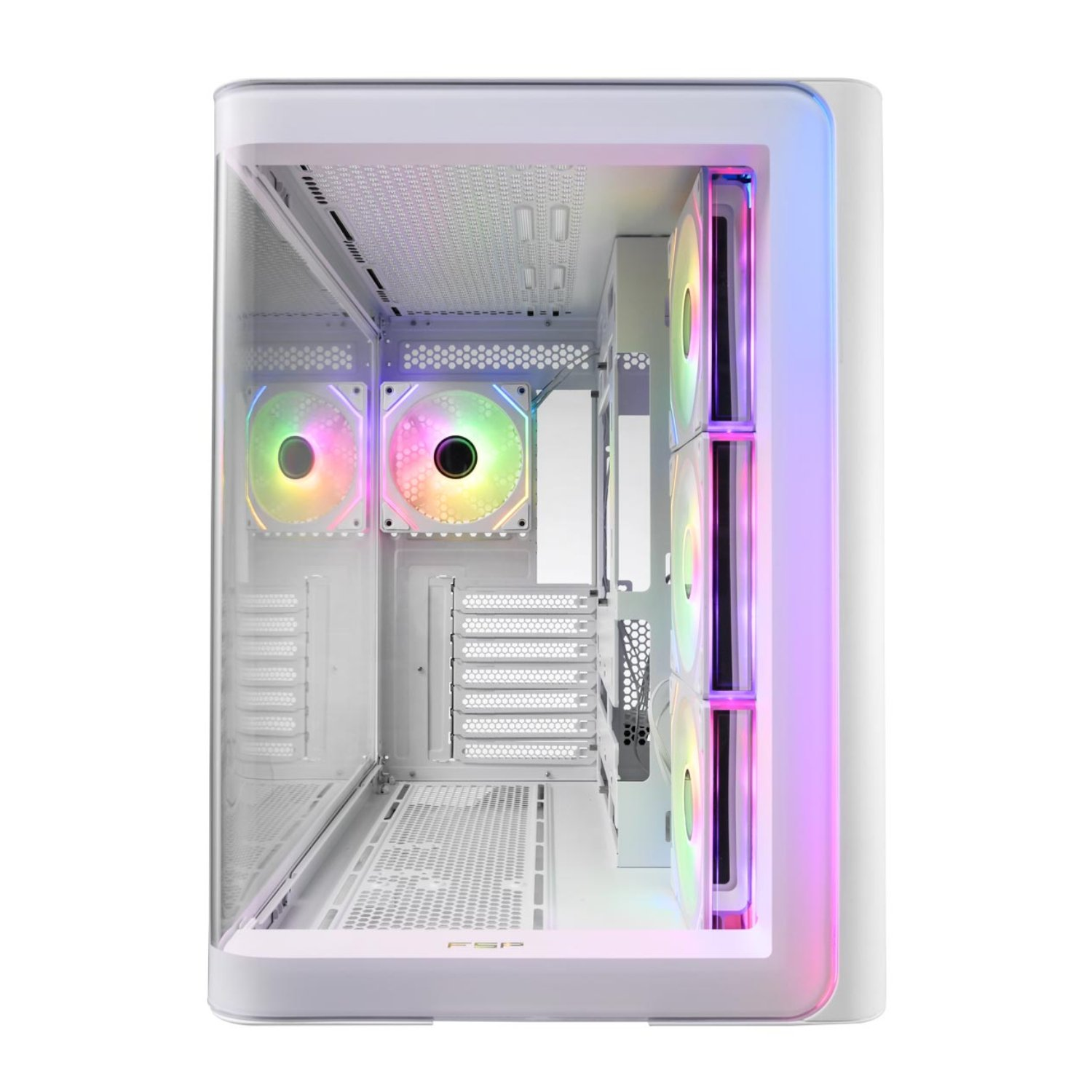FSP M580 ATX White Gaming Chassis and HV Pro 650W Power Supply Bundle