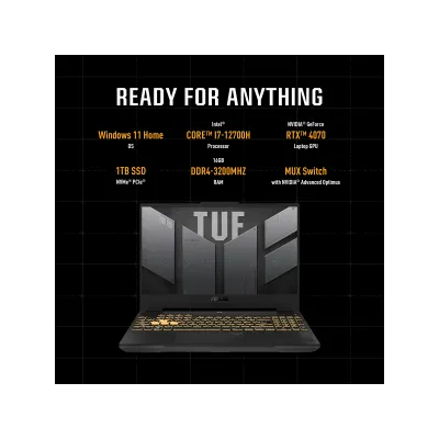 ASUS TUF GAMING F15 INTEL CORE I7 16GB 1TB SSD 15.6 INCH 144HZ RTX4060 WINDOWS 11 HOME