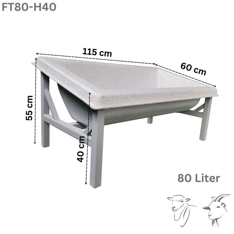 Farmex Trough 80 Liter for sheep