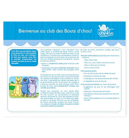 Fiches Parents - Bouts d'chou Fiches Parents - Bouts d'chou