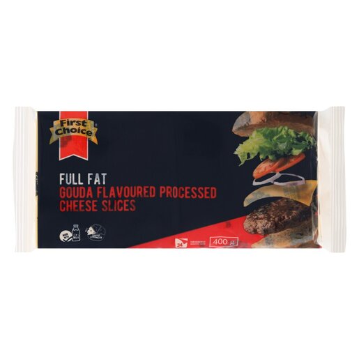 First Choice Gouda Slices 400G First Choice Gouda Slices 400G