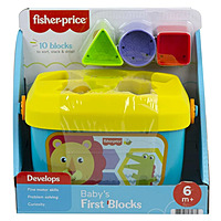 Fisher-Price Baby's First Blocks W/Storage Bucket Fisher-Price Baby's First Blocks W/Storage Bucket