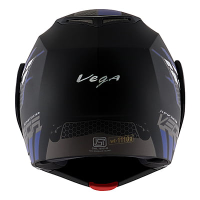 VEGA CRUX DX FLEX DULL BLACK M.BLUE C/V (M)