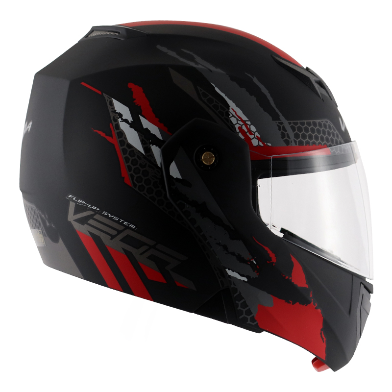 VEGA CRUX DX FLEX DULL BLACK RED C/V (M)