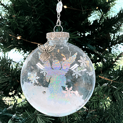 Exquisitely Detailed Angel Ornament, 2024 Sparkling Handcrafted Keepsake, Cherished Glittering Embellished Lasting Heirloom