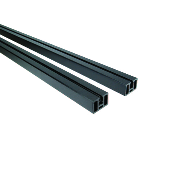 Fortress 6' Full Glass Panel Top and Bottom Rails Fortress 6' Full Glass Panel Top and Bottom Rails