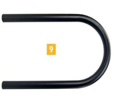 Fortress Round ADA Handrail End Loop 180 Degree Fortress Round ADA Handrail End Loop 180 Degree