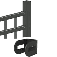 Fortress VERSAI Brackets-Gloss Black Fortress VERSAI Brackets-Gloss Black