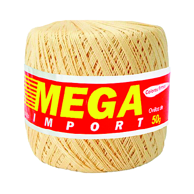 Hilo De Algodon Para Tejer 1430 Amarillo X 50Gr  Paquete X 6Ovillos X 50Gramos