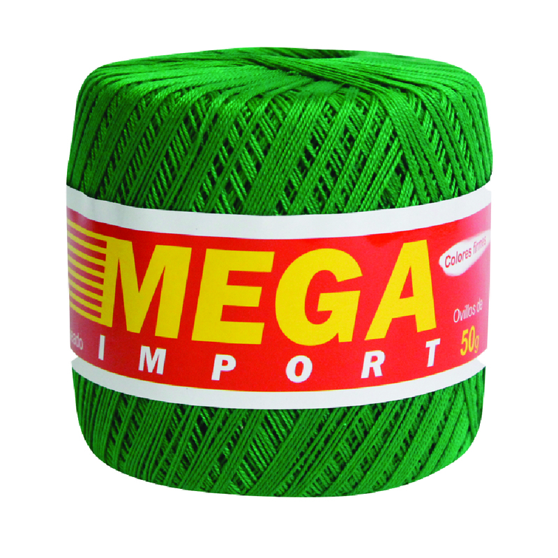 Hilo De Algodon Para Tejer 5487 Verde X 50Gr  Paquete X 6Ovillos X 50Gramos