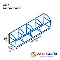 001 Waterfall Awning (Frame only)