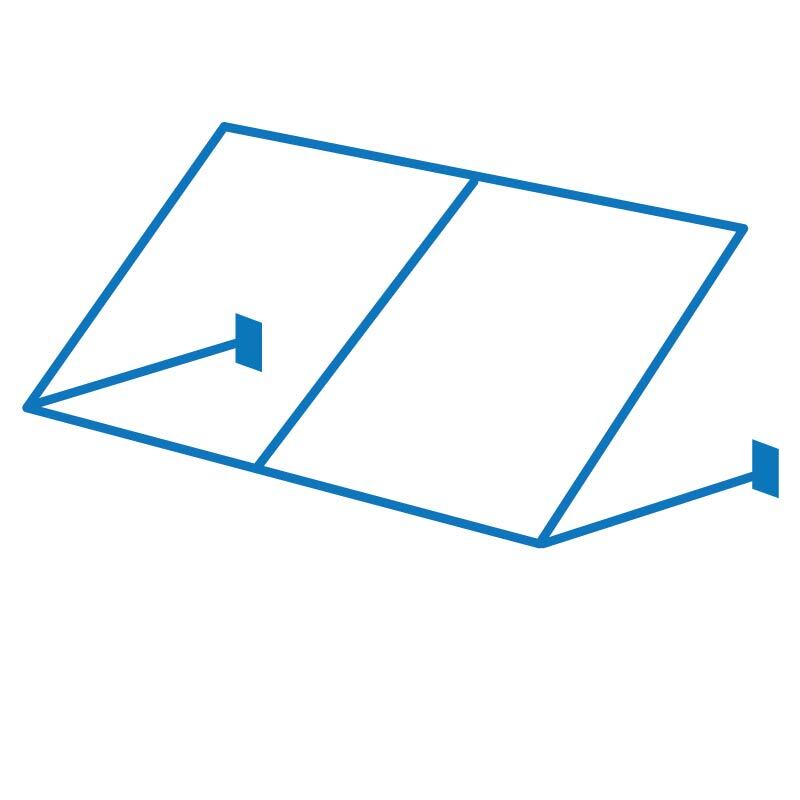006 Traditional Awning With Open Sides (Frame only)